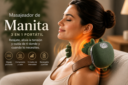 Masajeador de Manita 3 en 1 portatil