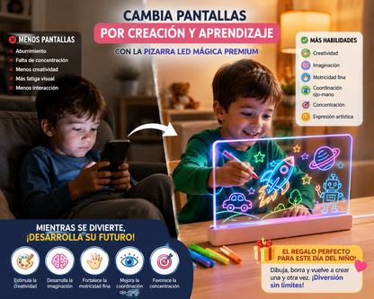 Pizarra LED Mágica Premium